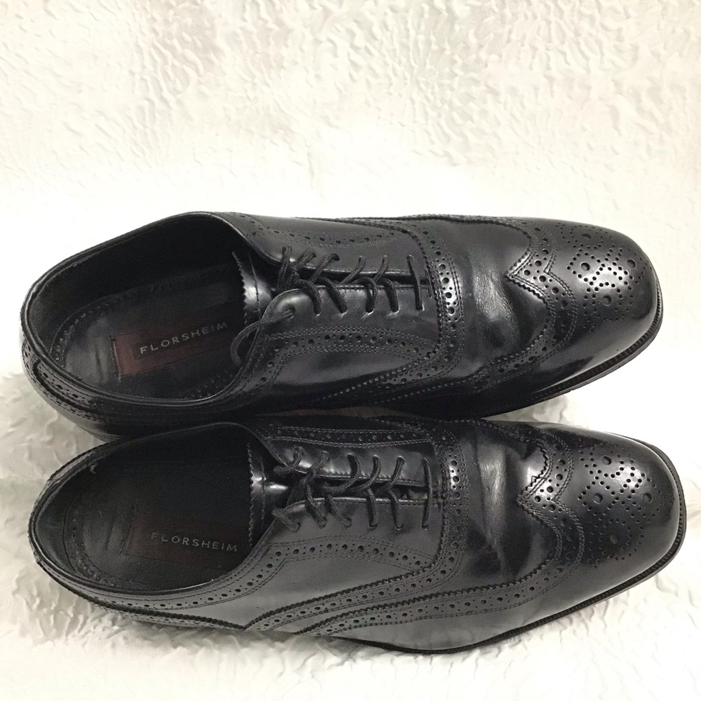 Florsheim Lexington Wingtip Lace-up Oxfords Dress Shoes - Picture 6 of 10